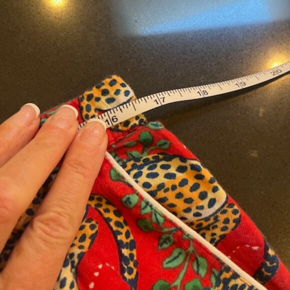 Printfresh Holly Jolly Bagheera Lightweight Flannel PJ pants Ruby Medium  NWT - Picture 7 of 10